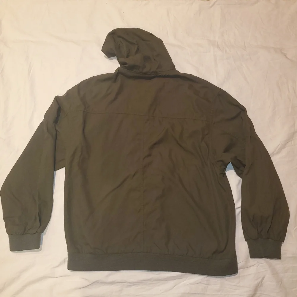 Old Navy jacket. Green nylon